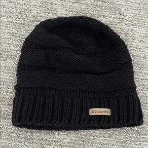 Columbia Classic Black Knit Hat